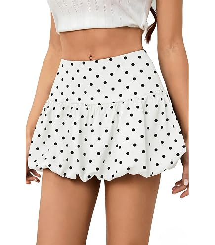 Amazon.com: ZYXTIM Women Baggy Parachute Skirt Comfy Casual Cotton